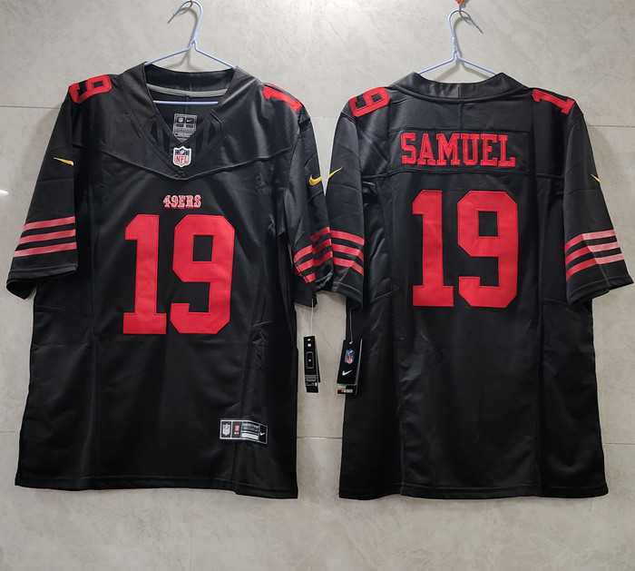 Mens San Francisco 49ers #19 Deebo Samuel Red 2023 F.U.S.E. Vapor Untouchable Limited Stitched Football Jersey